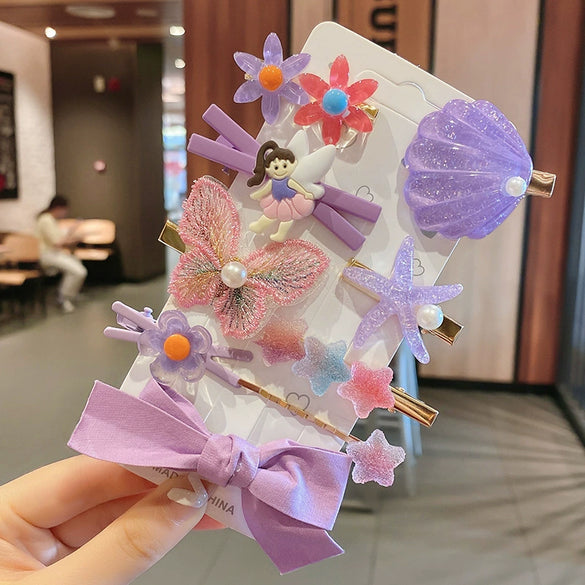 Women's Plush Cloth Handmade Fashion Ol Style Side Clip Hairpin