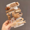Women's Plush Cloth Handmade Fashion Ol Style Side Clip Hairpin