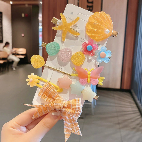 Women's Plush Cloth Handmade Fashion Ol Style Side Clip Hairpin
