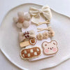 Women's Plush Fabric Handmade Side Bangs Hairpin