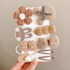 Women's Plush Fabric Handmade Side Bangs Hairpin
