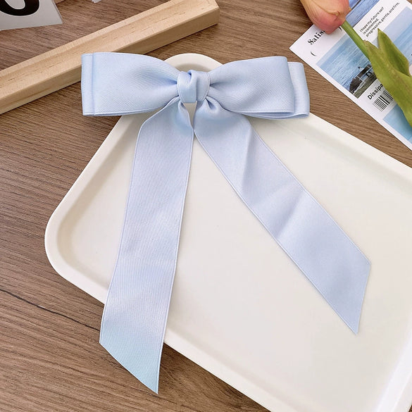 Women's Polyester Fiber Ribbon Bow Handmade Hairpin Headwear Hair Accessories