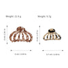 Women's Pvc Handmade Simple Pumpkin Claw Spider Hair Grab Clip
