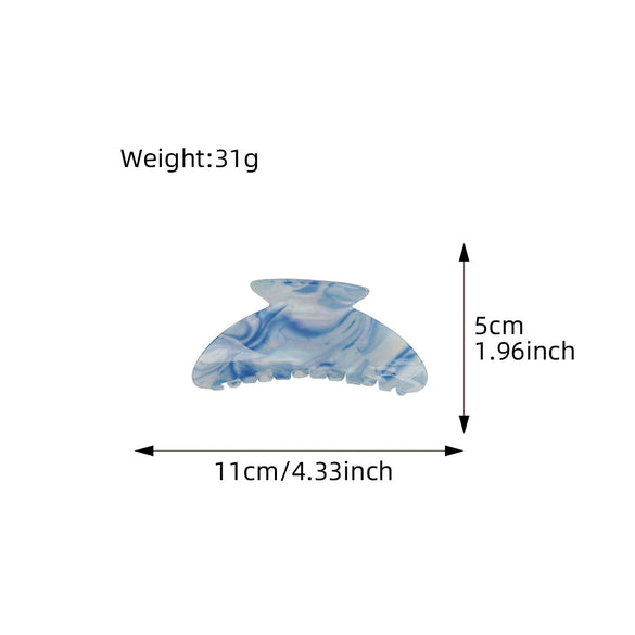 Women's Pvc Handmade Small Fresh Style Hair Grab Clip Hair Accessories