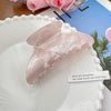 Women's Pvc Handmade Small Fresh Style Hair Grab Clip Hair Accessories