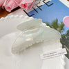 Women's Pvc Handmade Small Fresh Style Hair Grab Clip Hair Accessories