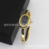 Women's Quartz Bracelet Watch Set With Stainless Steel Strap And Buckle Oval Dial Medieval Style