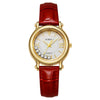 Women's Quartz Watch Alloy Case Imitation Leather Strap Round Dial Leisure Style