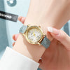 Women's Quartz Watch Alloy Case Imitation Leather Strap Round Dial Leisure Style