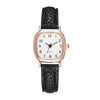 Women's Quartz Watch Alloy Case Imitation Leather Strap Square Dial Fashion Style