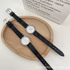 Women's Quartz Watch Alloy Case Simple Elegant Style Coffee Band