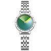 Women's Quartz Watch Alloy Case Stainless Steel Band Round Dial Fashionable Design