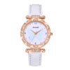 Women's Quartz Watch And Butterfly Bracelet Set With Alloy Case Imitation Leather Strap And Titanium Buckle In Leisure Style