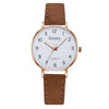Women's Quartz Watch Set Canvas Strap Alloy Case Round Dial Leisure Style