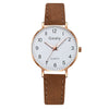 Women's Quartz Watch Set Canvas Strap Alloy Case Round Dial Leisure Style