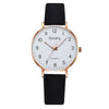 Women's Quartz Watch Set Canvas Strap Alloy Case Round Dial Leisure Style