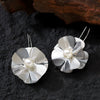 Women's Real Gold Plated Metal Flower Pearl Earrings With Copper Ear Needles Vacation Style Minimalist Fashion Jewelry Wholesale