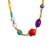 Women's Resin Beaded Necklace With Star Shape And Polishing Treatment