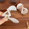 Women's Resin Handmade Versatile Geometric Cross Bow Hairpin