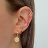 Women's Retro Animal Snake Earrings With Silver Needle Copper Electroplated Full Rhinestone Inlay Exaggerated Statement Design