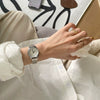 Women's Retro Artistic Simple Elegant Digital Scale Quartz Watch With Steel Band Alloy Case And Ordinary Glass Mirror