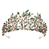 Women's Retro Baroque Alloy Crown Hair Accessory With Diamond Detailing For Bridal Weddings And Formal Dinner Parties