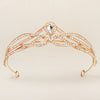 Women’s Retro Baroque Rhinestone Crown Tiara Alloy Headband For Party Dressup And Photography