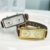 Women's Retro Casual Alloy Case Belt Strap Square Quartz Belt Watch