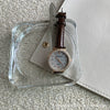 Women's Retro Dark Green Roman Starry Alloy Case Ordinary Glass Mirror Quartz Watch With Round Dial