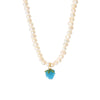 Women's Retro Fashion Necklace With Raspberry Shaped Stainless Steel Pendant Set With Freshwater Pearls