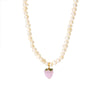 Women's Retro Fashion Necklace With Raspberry Shaped Stainless Steel Pendant Set With Freshwater Pearls