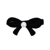 Women's Retro Geometric Flocking Velvet Pearl Bow Handmade Hairpin Hair Accessory