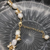 Women's Retro Geometric Pearl Necklace With Electroplating Treatment