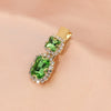 Women's Retro Green Rhinestone Hair Side Clip With Pearl Accent Sweet Cool Animal Inspired Hair Accessory