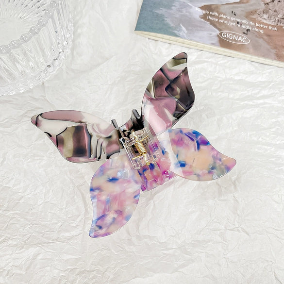 Women's Retro Handmade Acetic Acid Butterfly Hair Clip