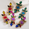 Women's Retro Ins Style Alloy Rhombus Diamond Earrings