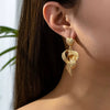 Women's Retro Knot Statement Earrings Exaggerated Metal Fashion Jewelry With A Distinctive Festivalinspired Design