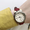 Women's Retro Leisure Watch Alloy Case Ordinary Glass Mirror Pointer Display