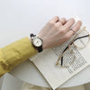 Women's Retro Leisure Watch Alloy Case Ordinary Glass Mirror Pointer Display