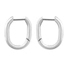 Women's Retro Niche Geometric 316L Stainless Steel 18K Gold Plated Ushape Earrings
