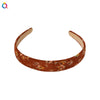 Women's Retro Plaid Floral Printed Corduroy Headband Handmade Pastoral Hair Accessory