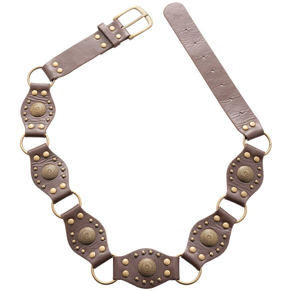 Women's Retro Punk Style Alloy Denim Waist Chain With Geometric Pattern Handmade Decorative Accessories