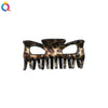 Women's Retro Resin And Plastic Shark Clip Hairpin Handmade Elegant Hair Claw Clip For Everyday Hairstyles