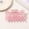 Women's Retro Resin And Plastic Shark Clip Hairpin Handmade Elegant Hair Claw Clip For Everyday Hairstyles