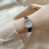 Women's Retro Simple Light Luxury Watch With Alloy Case Crystal Diamond And Small Disc Design