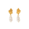 Women's Retro Temperament Geometric Stainless Steel Electroplated Earrings