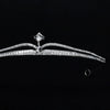 Women's Rhinestone Crown Headband With Geometric Zinc Alloy Design For Bridal Wedding Headwear And Formal Events