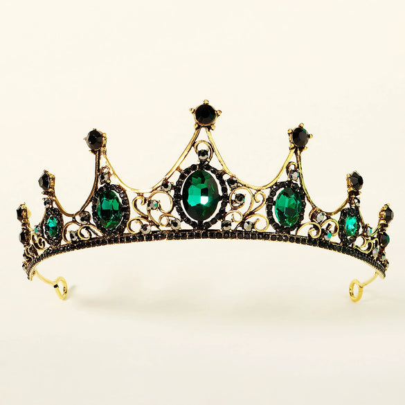 Women's Rhinestone Crown Hollow Alloy Headband Hair Accessories
