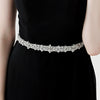 Women’s Rhinestone Floral Woven Bridal Belt With Diamond Embellishments Elegant Luxury Wedding Dress Accessory