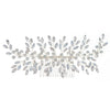 Women's Rhinestone Flower Hair Comb Handmade Woven Headdress For Bridal Wedding And Traditional Dress